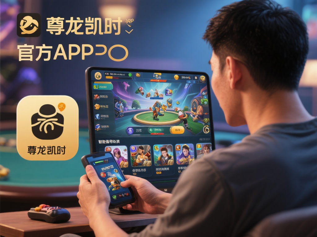 王先生是一位游戏爱好者，在朋友的推荐下下载了尊龙凯